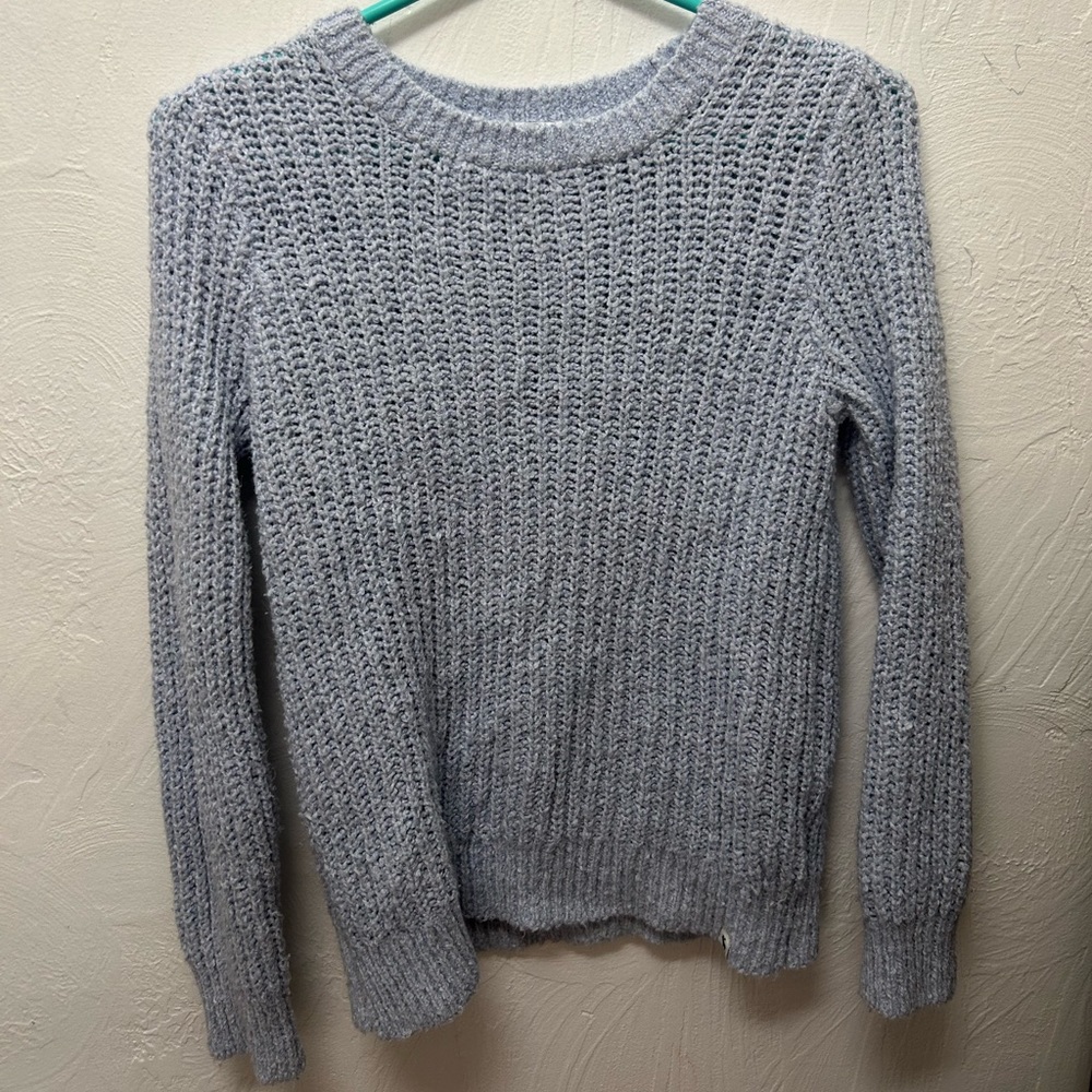 Abercrombie & Fitch Kids Light Blue Sweater (size 11/12)